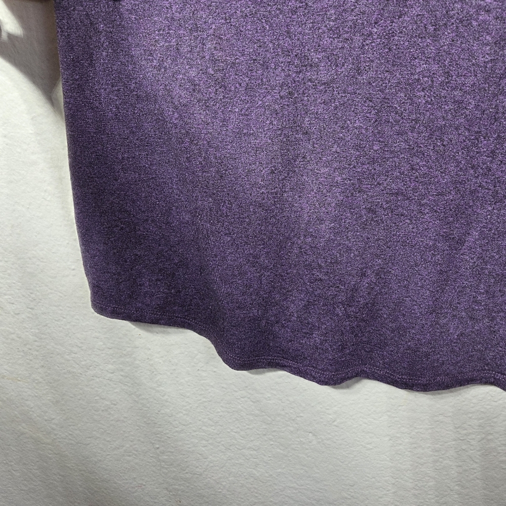 LOGO By Lori Goldstein Purple Tunic Tank Top Plus Size 2X Sleeveless Crew Neck - Picture 5 of 15
